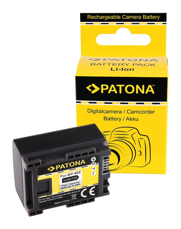 Battery CANON BP819 BP827 BP808 BP809 HF100 HG-20 wireless