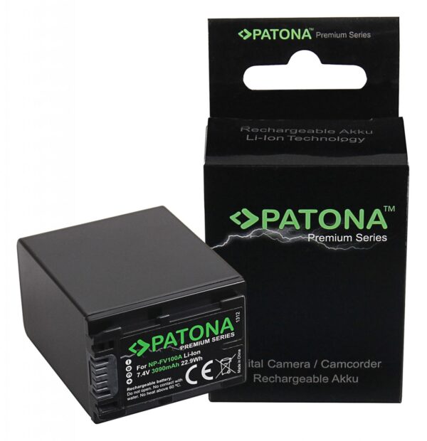 Premium Battery Sony NP-FV100 FDR-AX40 FDR-AX45 FDR-CX680 NEX-VG30